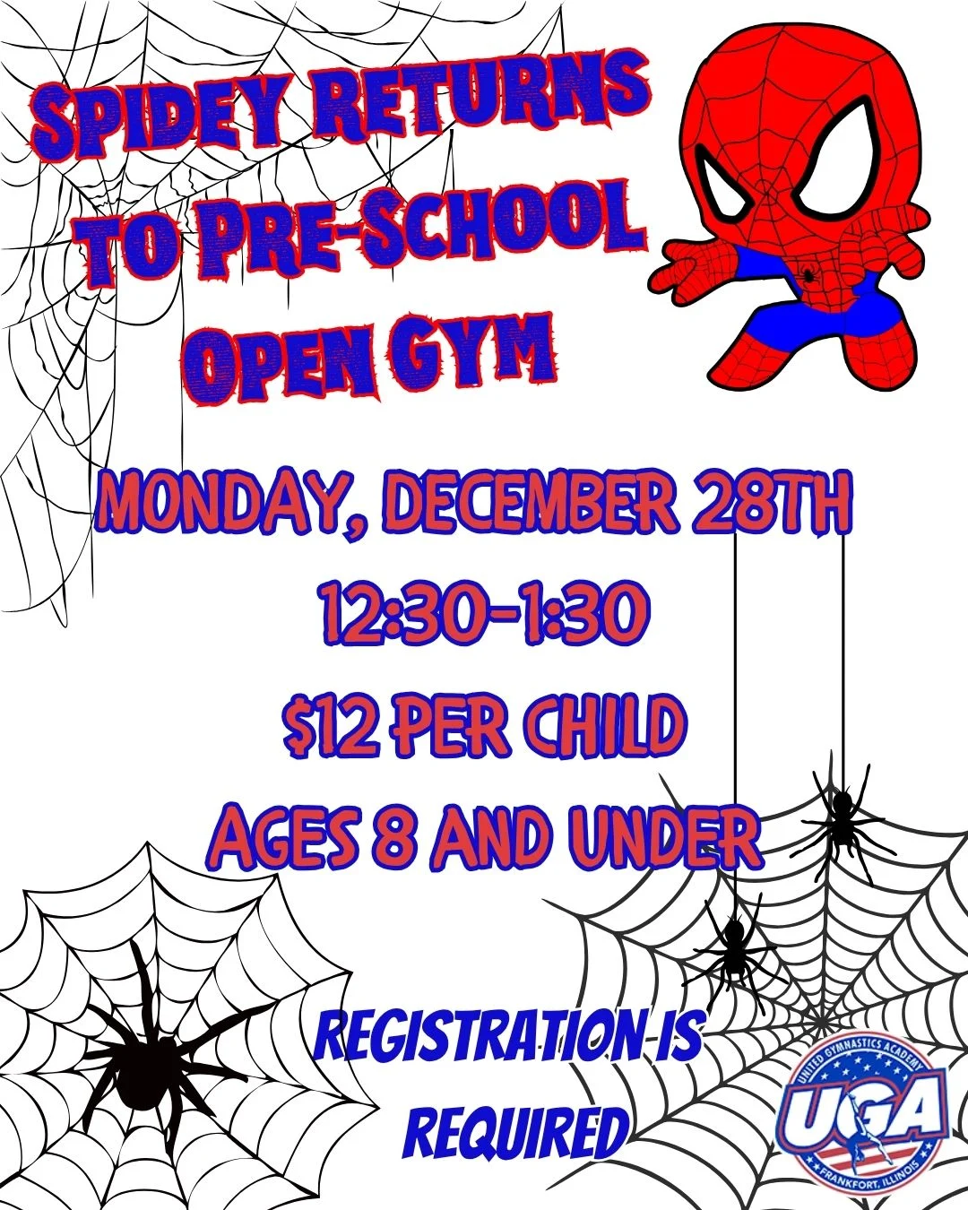 SPIDEY COMES TO PRE-SCHOOL OPEN GYM (8.5 x 11 in) (1)